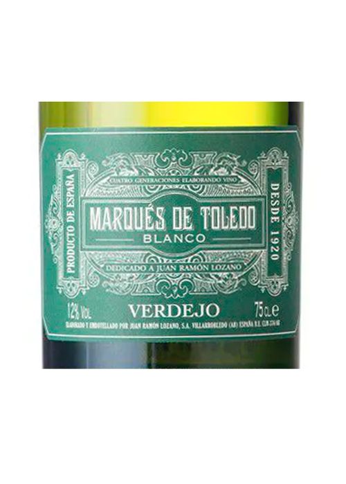 Vinho Marques de Toledo Verdejo 2020 Branco Espanha 750ml