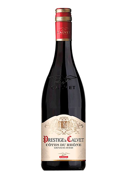 Vinho Côtes du Rhône Prestige de Calvet 2020 Tinto França 750ml