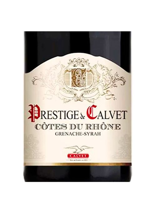 Vinho Côtes du Rhône Prestige de Calvet 2020 Tinto França 750ml