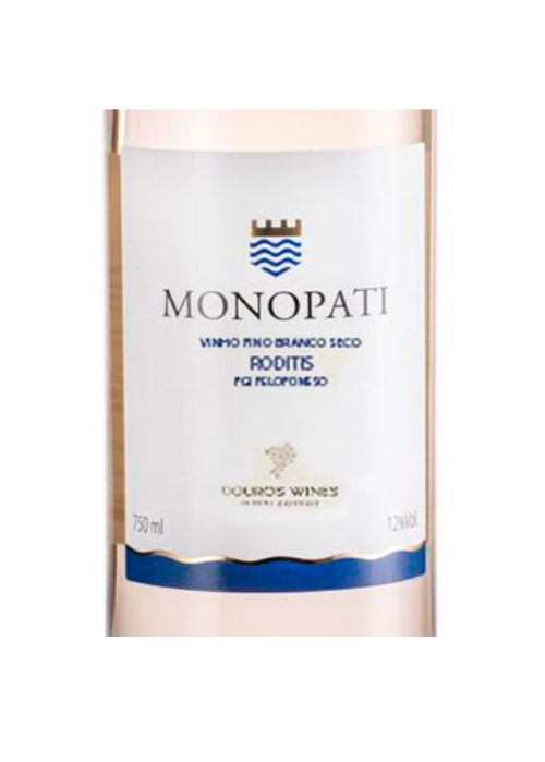 Vinho Monopati Roditis P.G.I Peloponeso 2021 Branco Grécia 750ml