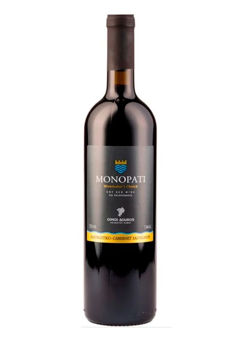 Vinho Monopati Winemakers Choice Blend P.G.I Peloponeso 2021 Tinto Grécia 750ml