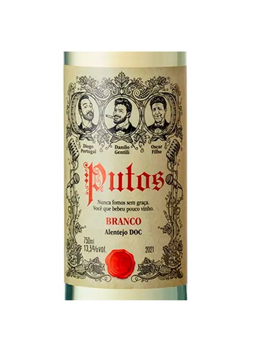 Vinho Carmim Putos Alentejo DOC 2021 Branco Portugal 750ml