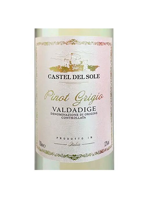 Vinho Pinot Grigio Castel del Sole Valdadige 2023 Branco Itália 750ml