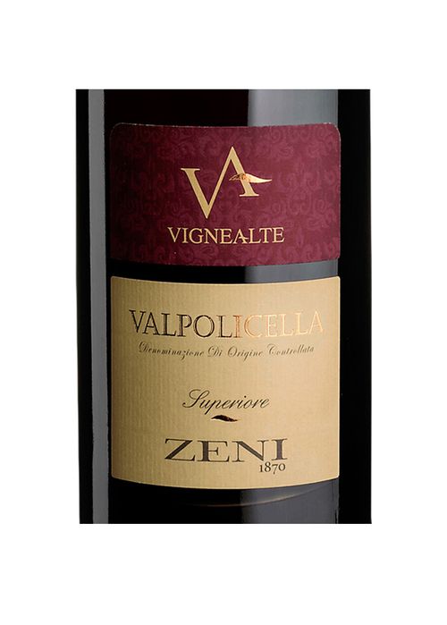 Vinho Valpolicella Superiore Vignealte Zeni DOC 2020 Tinto Itália 750ml