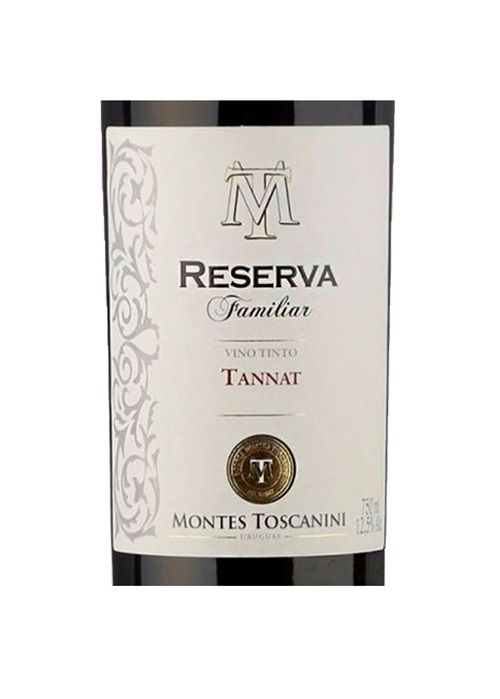 Vinho Montes Toscanini Reserva Familiar Tannat 2021 Tinto Uruguai 750ml