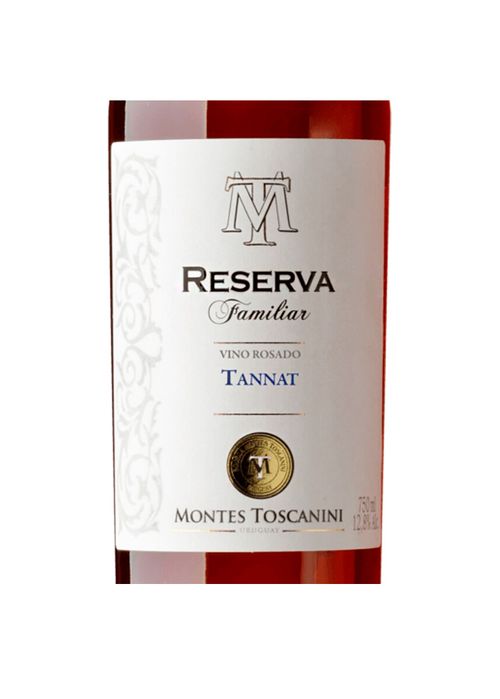 Vinho Montes Toscanini Reserva Familiar Tannat 2021 Rosé Uruguai 750ml