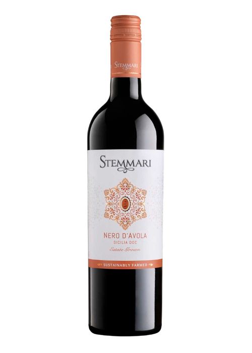 Vinho Nero D'Avola Stemmari Sicilia DOC 2020 Tinto Itália 750ml