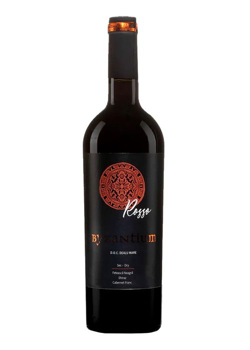 Vinho Byzantium Rosso DOC 2020 Tinto Romênia 750ml
