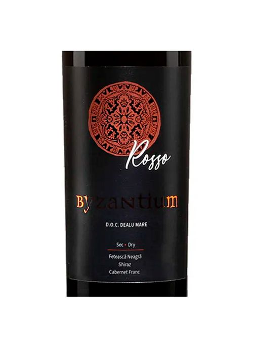 Vinho Byzantium Rosso DOC 2020 Tinto Romênia 750ml