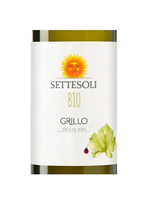 Vinho Settesoli Bio Grillo DOC 2020 Branco Itália 750ml