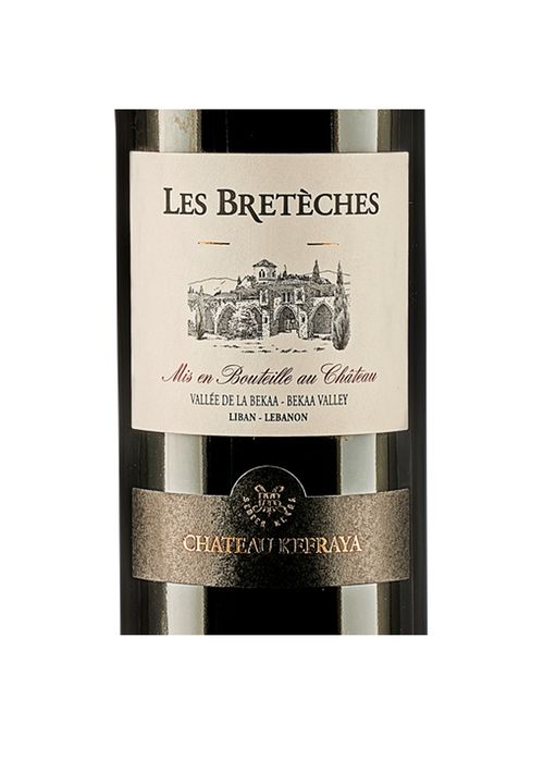 Vinho Chateau Kefraya Les Breteches 2020 Tinto Líbano 750ml