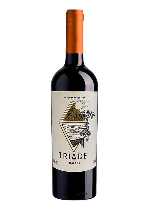 Vinho Triade Malbec 2021 Tinto Argentina 750ml