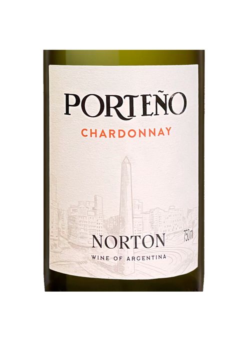 Vinho Norton Porteño Chardonnay 2023 Branco Argentina 750ml