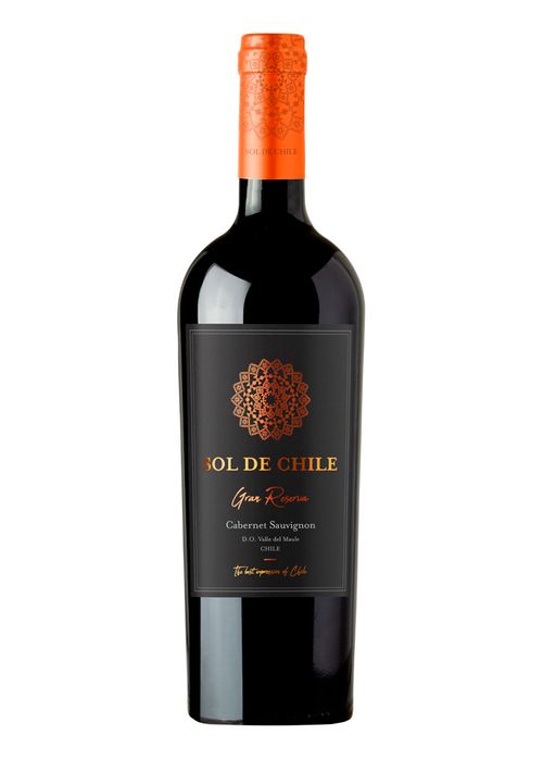 Vinho Sol de Chile Gran Reserva Cabernet Sauvignon 2018 Tinto Chile 750ml