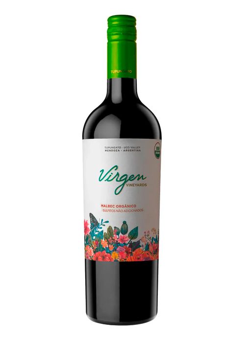 Vinho Bousquet Virgen Malbec Orgânico Sem Sulfito 2020 Tinto Argentina 750ml