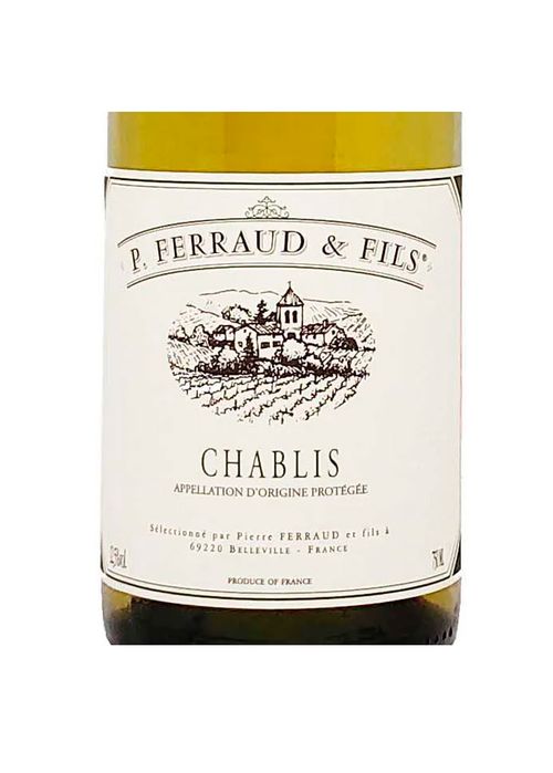 Vinho Chablis P.Ferraud  2023 Branco França 750Ml