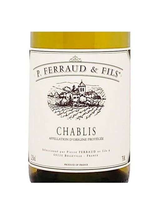 Vinho Chablis P.Ferraud  2018 Branco França 750Ml