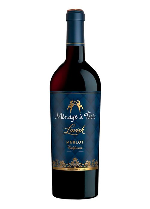 Vinho Menage à Trois Lavish Merlot 2019 Tinto EUA 750ml