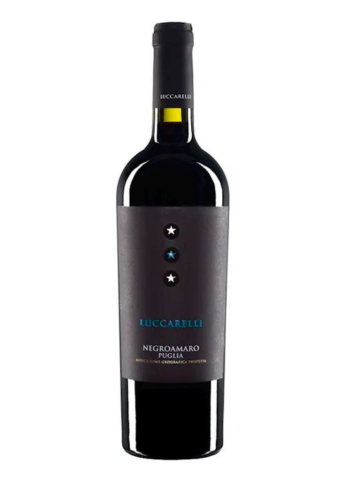 Vinho Negroamaro Puglia Lucarelli 2018 Tinto Itália 750Ml