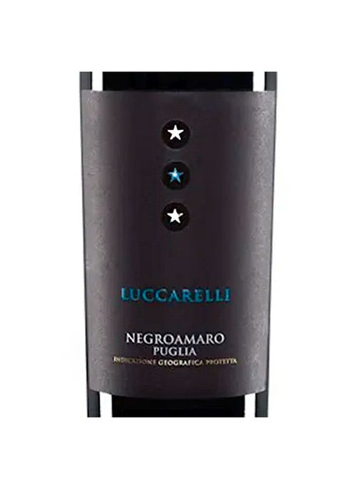 Vinho Negroamaro Puglia Lucarelli 2018 Tinto Itália 750Ml