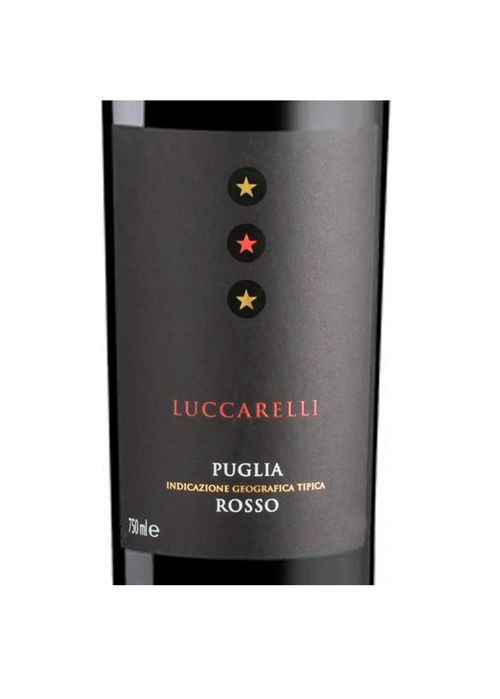 Vinho Puglia Rosso Lucarelli Igp 2019 Tinto Itália 750Ml