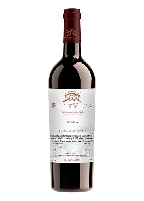 Vinho Petit Vega 8 Tempranillo 2021 Tinto Espanha 750ml