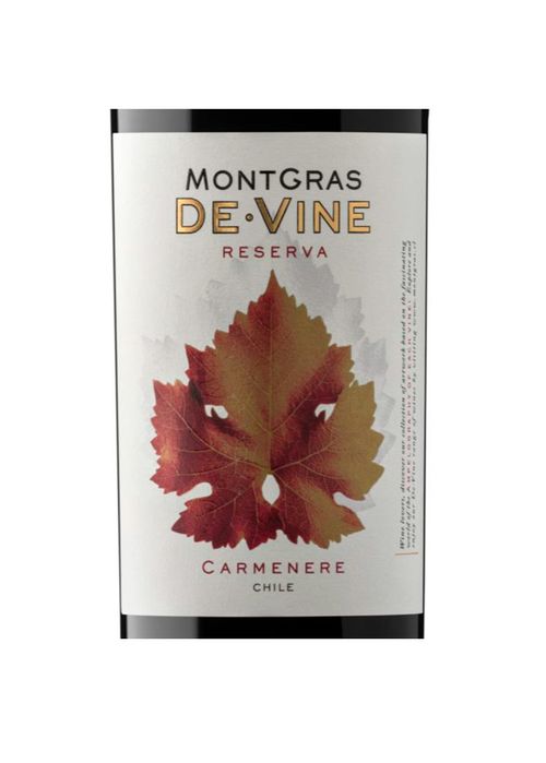 Vinho Montgras Reserva de Vine Carménère 2021 Tinto Chile 750ml