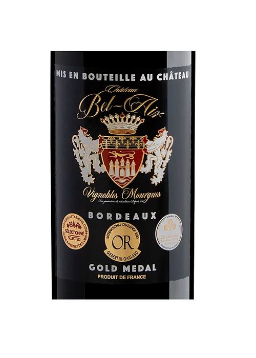 Vinho Château Bel Air AOP Gold Medal 2020 Tinto França 750ml