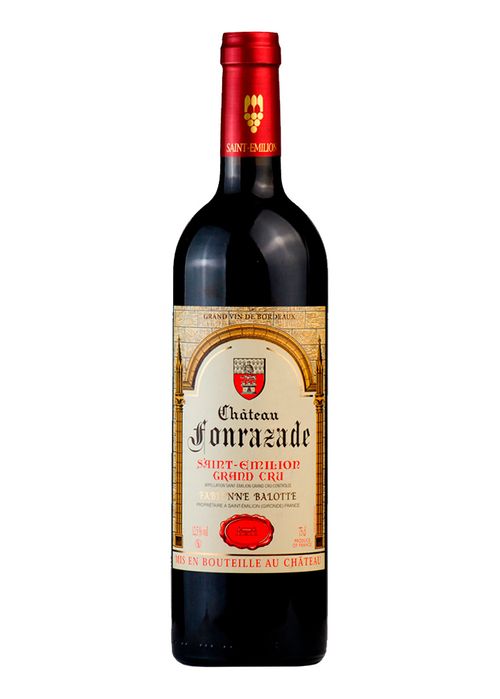 Vinho Château Fonrazade Saint Emilion Grand Cru 2019 Tinto França 750ml