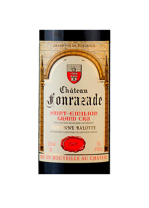 Vinho Château Fonrazade Saint Emilion Grand Cru 2019 Tinto França 750ml