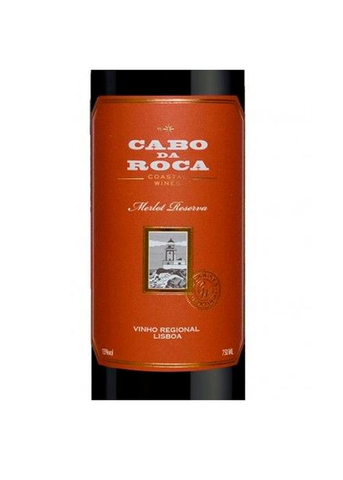 Vinho Cabo da Roca Reserva Merlot 2016 Tinto Portugal 750ml