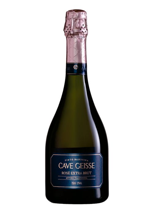 Espumante Cave Geisse Extra Brut Rosé Brasil 750ml