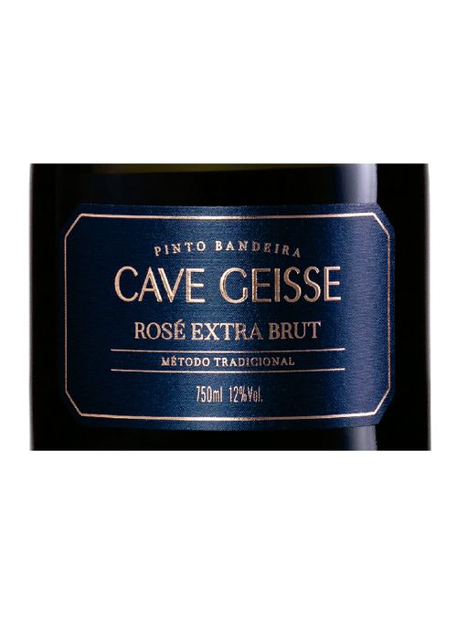 Espumante Cave Geisse Extra Brut Rosé Brasil 750ml