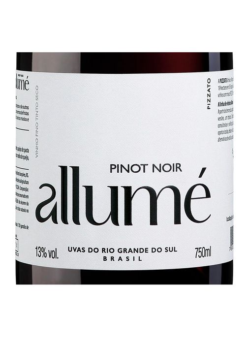 Vinho Pizzato Allumé Pinot Noir 2022 Tinto Brasil 750ml