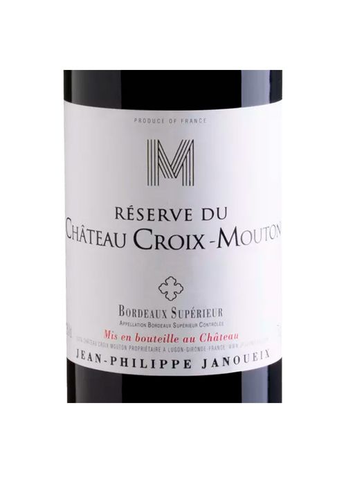 Vinho Réserve du Château Croix-Mouton Bordeaux Superieur 2014 Tinto França 750ml