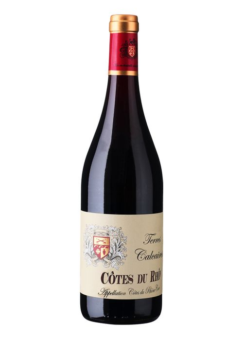 Vinho Côtes du Rhône Terres Calcaires 2020 Tinto França 750ml