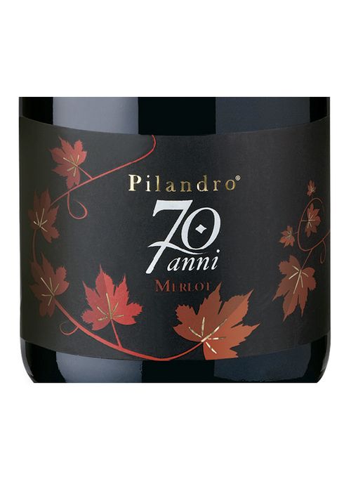 Vinho Pilandro 70 Anni Merlot 2018 Tinto Itália 750ml