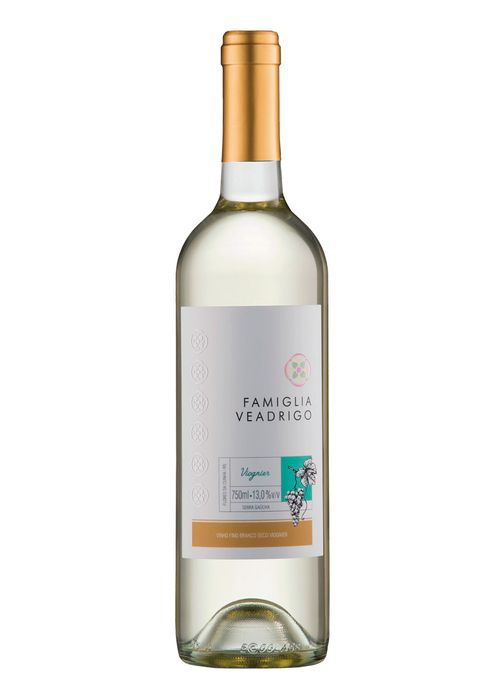 Vinho Famiglia Veadrigo Viognier 2023 Branco Brasil 750ml