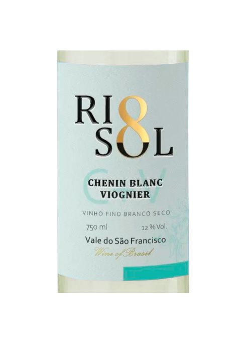 Vinho Rio Sol Chenin Blanc Viognier 2022 Branco Brasil 750ml