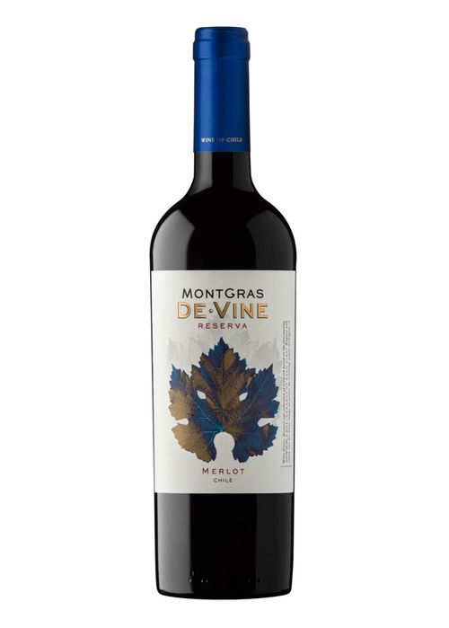 Vinho Montgras Reserva de Vine Merlot 2022 Tinto Chile 750ml