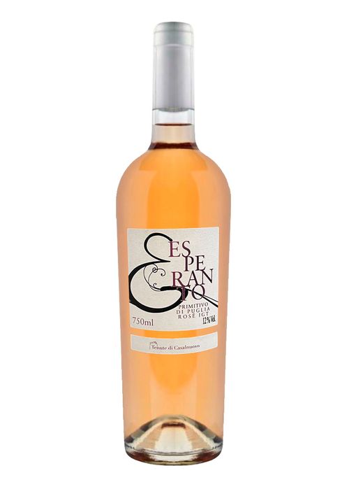 Vinho Esperanto Primitivo di Puglia IGT 2023 Rosé Itália 750ml