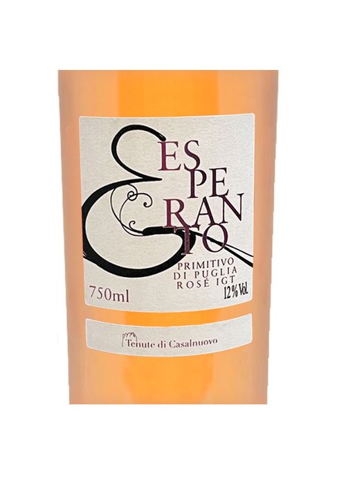 Vinho Esperanto Primitivo di Puglia IGT 2023 Rosé Itália 750ml