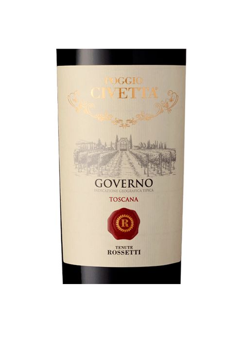 Vinho Poggio Civetta Governo Toscana IGT 2020 Tinto Itália 750ml