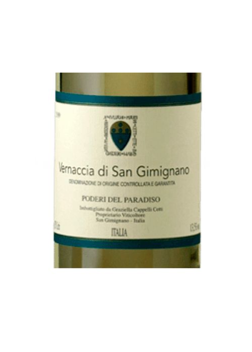 Vinho Vernaccia di San Gimignano DOCG Poderi Del Paradiso 2022 Branco Itália 750ml