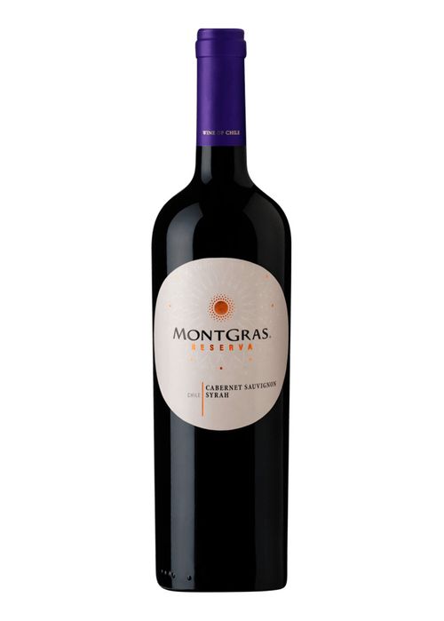 Vinho Montgras Reserva Cabernet Syrah 2020 Tinto Chile 750Ml