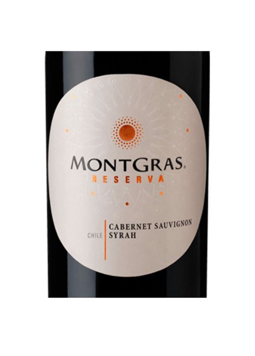 Vinho Montgras Reserva Cabernet Syrah 2020 Tinto Chile 750Ml