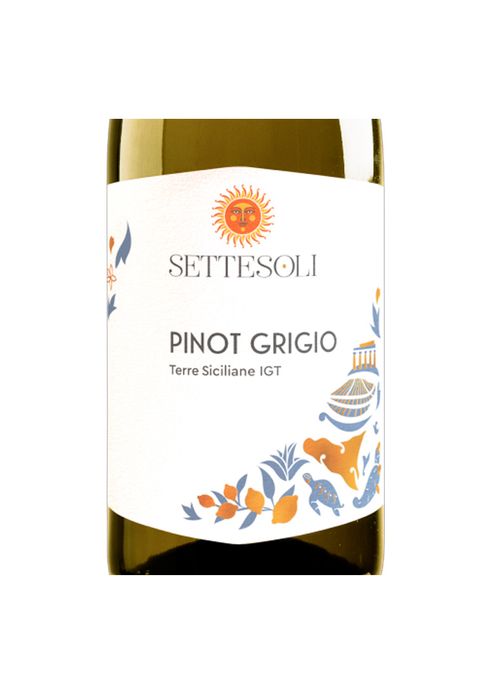 Vinho Pinot Grigio Settesoli 2023 Branco Itália 750ml