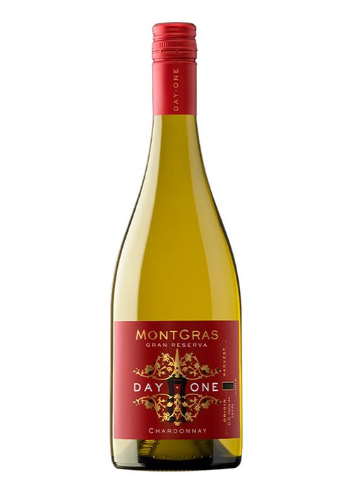 Vinho Montgras  Day One Gran Reserva Chardonnay 2023 Branco Chile 750ml