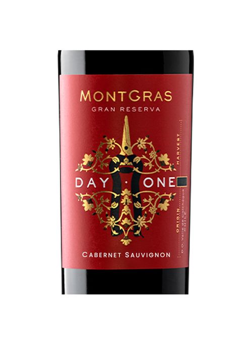 Vinho Montgras Day One Gran Reserva Cabernet Sauvignon 2023 Tinto Chile 750ml