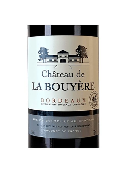 Vinho Château de La Bouyère 2020 Tinto França 750ml